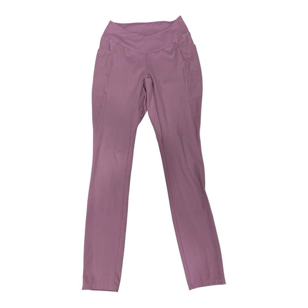 Gymshark Mauve Pink High-Waisted Leggings with Side Pockets Size M